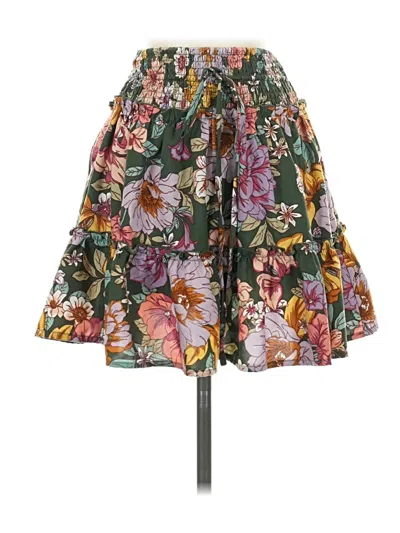 Pre-owned B.o.g. Collective Casual Skirt In Green