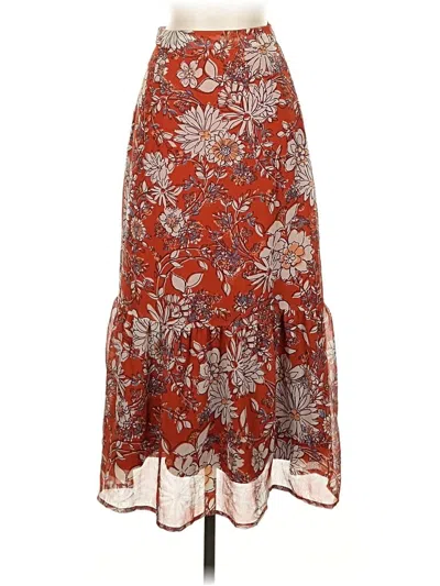 Pre-owned B.o.g. Collective Casual Skirt In Red