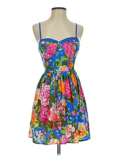 Pre-owned B.o.g. Collective Cocktail Dress In Blue