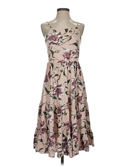 Pre-owned B.o.g. Collective Cocktail Dress In Tan