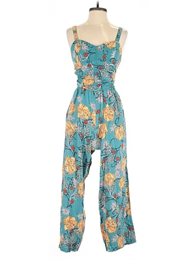 Pre-owned B.o.g. Collective Jumpsuit In Blue