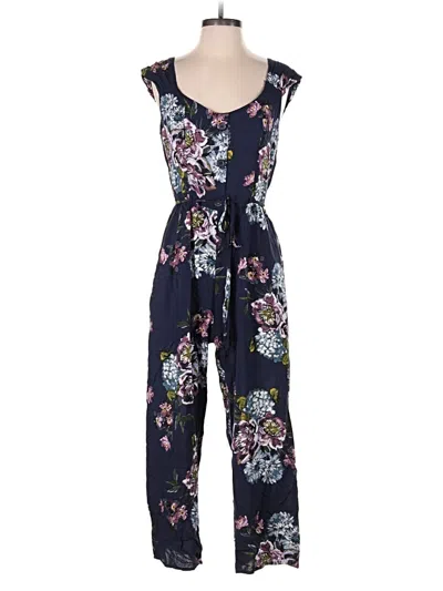 Pre-owned B.o.g. Collective Jumpsuit In Blue