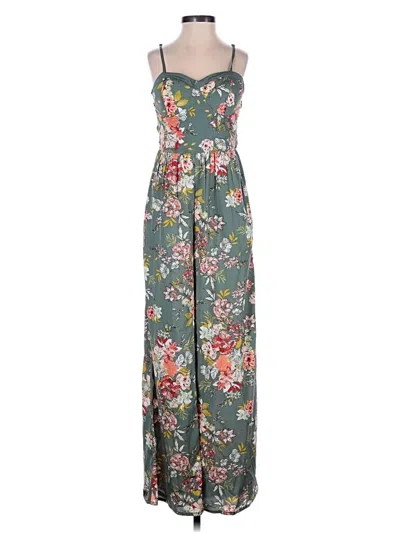 Pre-owned B.o.g. Collective Jumpsuit In Green