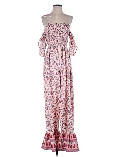 Pre-owned B.o.g. Collective Jumpsuit In Pink