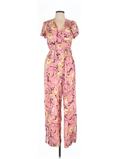 Pre-owned B.o.g. Collective Jumpsuit In Pink