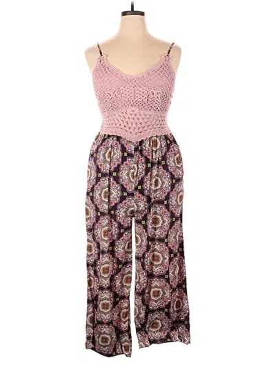 Pre-owned B.o.g. Collective Jumpsuit In Pink