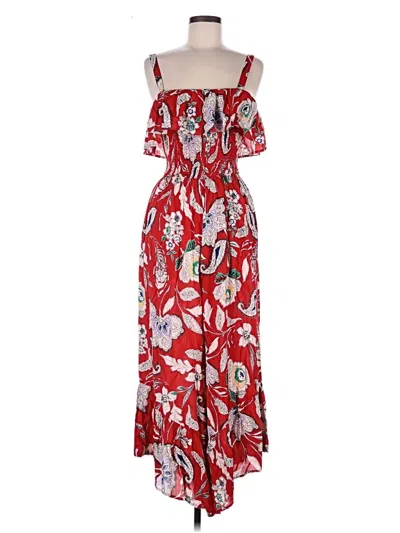 Pre-owned B.o.g. Collective Jumpsuit In Red