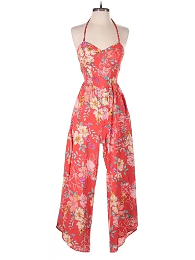 Pre-owned B.o.g. Collective Jumpsuit In Red