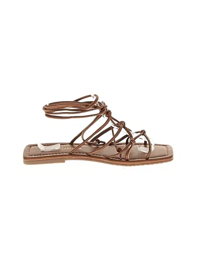Pre-owned B.o.g. Collective Sandals In Brown