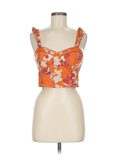 Pre-owned B.o.g. Collective Sleeveless Blouse In Orange