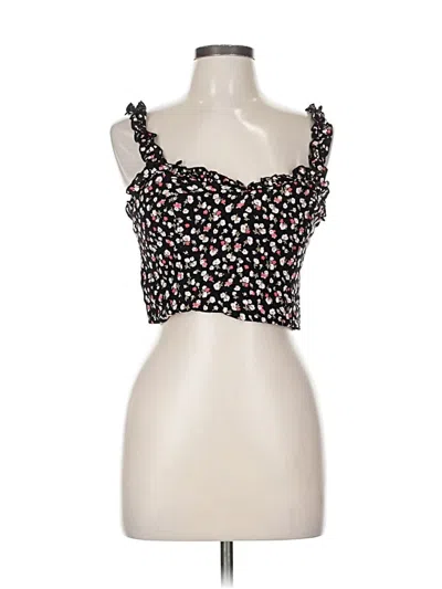 Pre-owned B.o.g. Collective Sleeveless Top Black Sweetheart Neckline Tops