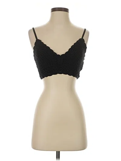 Pre-owned B.o.g. Collective Sleeveless Top Black Sweetheart Neckline Tops