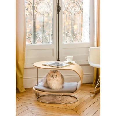 Bogarel Solar Wicker Cat Tree In Neutral