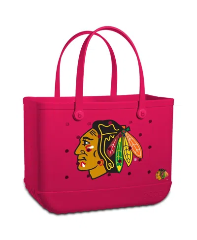 Bogg Bag Chicago Blackhawks Handbag In Transparent