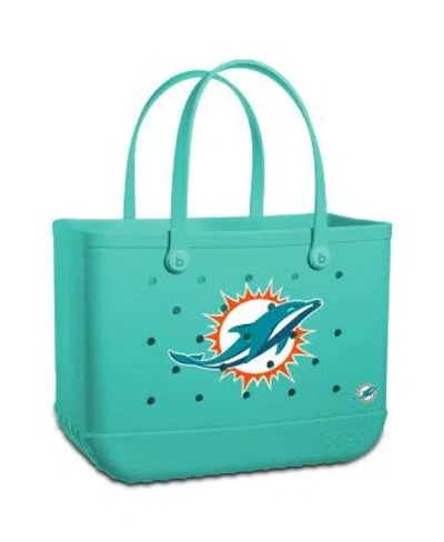 Bogg Bag Miami Dolphins Tote Bag In Transparent