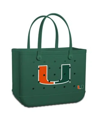 Bogg Bag Miami Hurricanes Tote Bag In Transparent