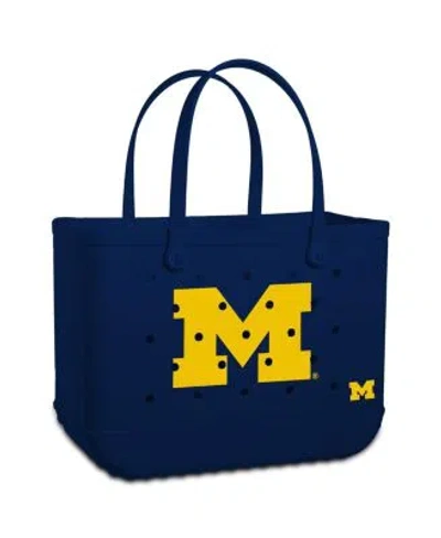 Bogg Bag Michigan Wolverines Tote Bag In Transparent
