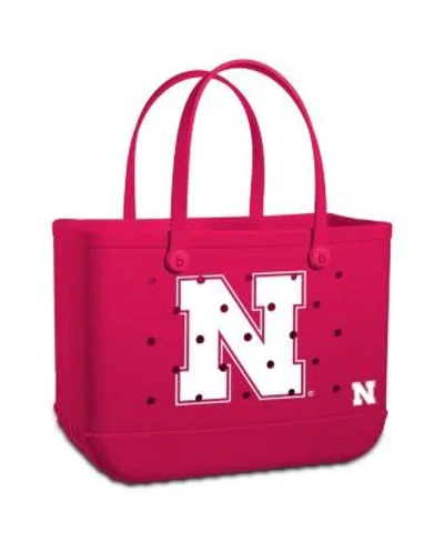 Bogg Bag Nebraska Huskers Tote Bag In Transparent