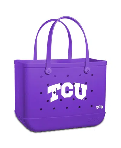 Bogg Bag Tcu Horned Frogs Tote Bag In Transparent