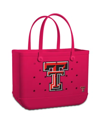 Bogg Bag Texas Tech Red Raiders Tote Bag In Transparent
