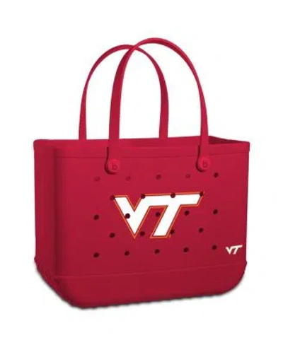 Bogg Bag Virginia Tech Hokies Tote Bag In Transparent