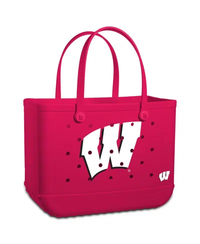 Bogg Bag Wisconsin Badgers Handbag In Pink