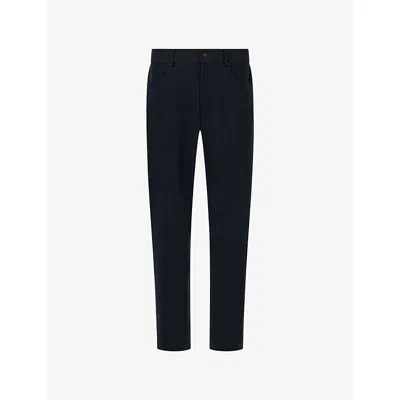 Boggi Mens Navy Blue B Tech Tapered-leg Stretch-woven Jeans