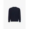 Boggi Mens Navy Blue B Tech Brand-embossed Stretch Cotton-blend Sweatshirt Xxl In Blue