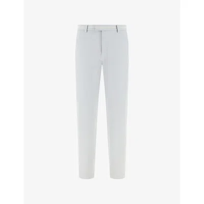 Boggi Mens Ice B-tech Tapered-leg Stretch-woven Trousers In White