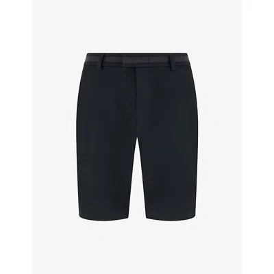 Boggi Mens Navy Blue B-tech Stretch-woven Bermuda Shorts