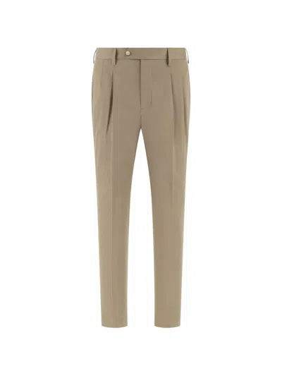 Boggi Milano Antonio Darts Trousers In Green
