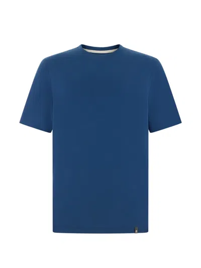 Boggi Milano Appliqué T-shirt In Blue