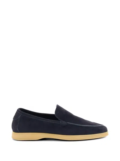Boggi Milano Aria Suede Loafers In Multi