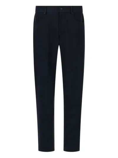 Boggi Milano B-tech Five-pocket Jeans In Black