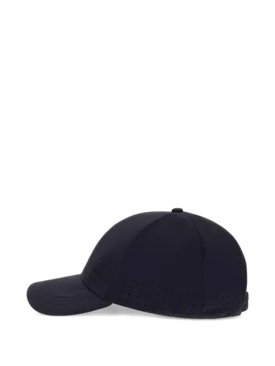 Boggi Milano B Tech Perforated Baseball Cap In Black