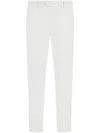 Boggi Milano B-tech Stretch Nylon Trousers In White
