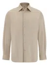Boggi Milano Button-down Shirt In Neutral