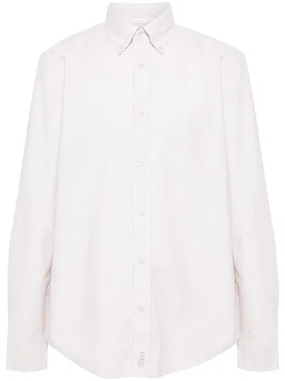 Boggi Milano Button-down Shirt In Neutrals