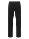 Boggi Milano Ens Navy Blue Slim-fit Straight-leg Stretch-cotton Jeans In Black