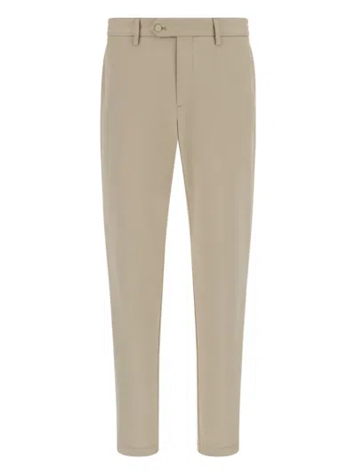 Boggi Milano Buttoned Trousers In Neutral