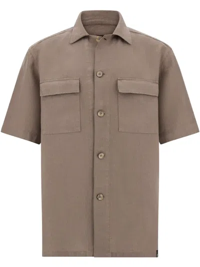 BOGGI MILANO CAMP OVERSHIRT