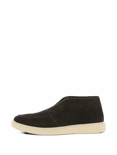 Boggi Milano Cirrus Suede Ankle Boots In Black