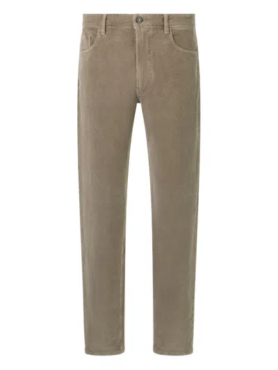 Boggi Milano Claude Corduroy Trousers In Gray