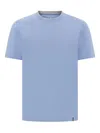 Boggi Milano Contrast-trim T-shirt In Blue