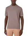 Boggi Milano Fine-knit Cotton T-shirt In Gray