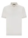Boggi Milano Cotton Polo Shirt In White