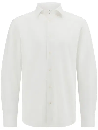 Boggi Milano Cotton Shirt In White