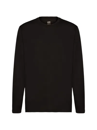 Boggi Milano Cotton T-shirt In Black