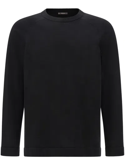 Boggi Milano Crew-neck Sweater In Black
