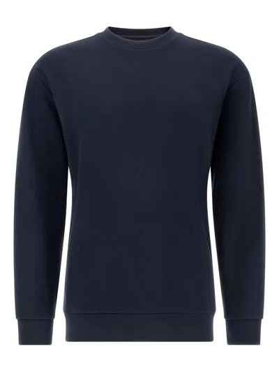 Boggi Milano Crew-neck Sweatshirt In Blue